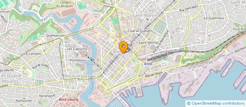 localisation de l'entreprise SCI CMN  BREST