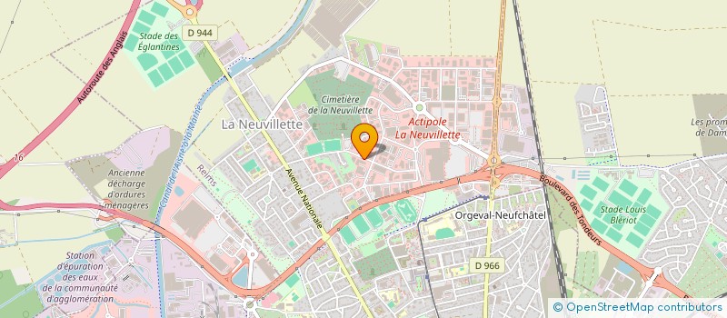 localisation de l'entreprise SCI CMN  REIMS