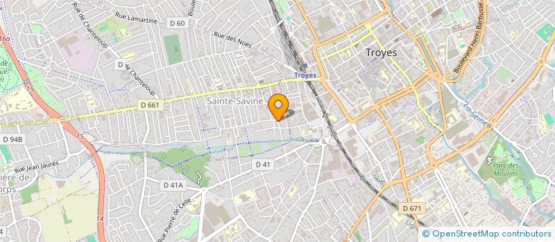 localisation de l'entreprise SCI CMN  SAINTE-SAVINE