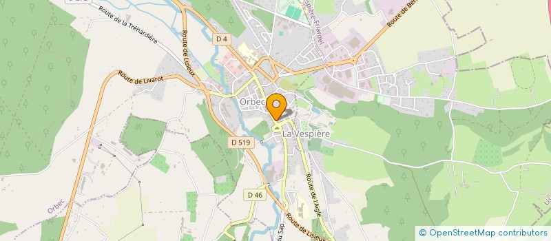 localisation de l'entreprise SCI CMNF  ORBEC