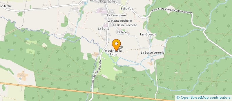 localisation de l'entreprise SCI CMO à CHAMPSECRET