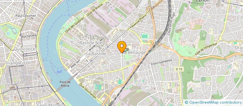 localisation de l'entreprise SCI CMO IMMOBILIER à BORDEAUX
