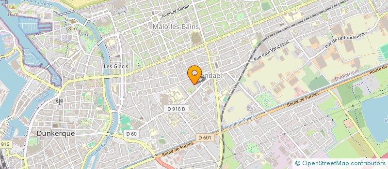 localisation de l'entreprise SCI CMOHA à DUNKERQUE