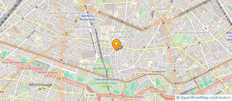 localisation de l'entreprise SCI CMP  PARIS