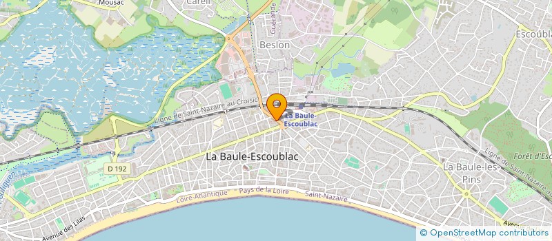 localisation de l'entreprise SCI CMP  LA BAULE-ESCOUBLAC