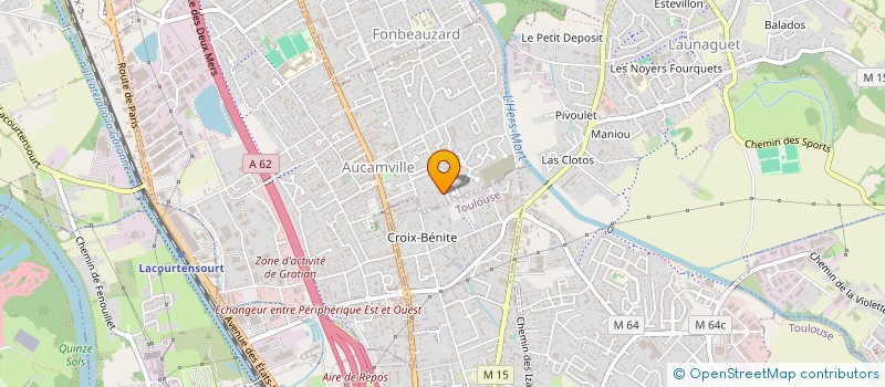localisation de l'entreprise SCI CMP à AUCAMVILLE