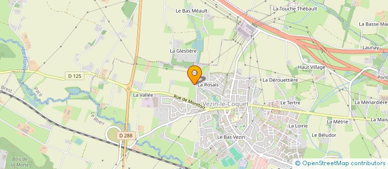localisation de l'entreprise SCI CMP 99  VEZIN-LE-COQUET