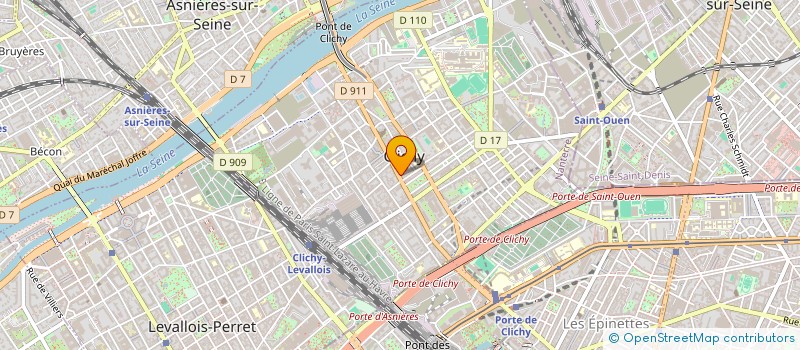 localisation de l'entreprise SCI CMPL à CLICHY