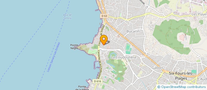 localisation de l'entreprise SCI CMS à SIX-FOURS-LES-PLAGES