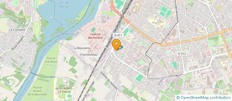 localisation de l'entreprise SCI CMS à ANGERS