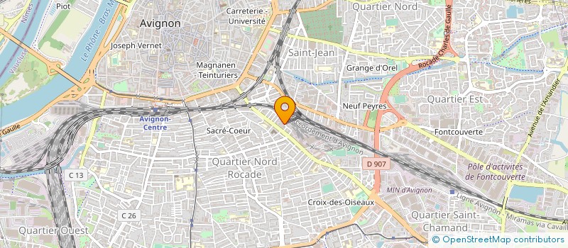 localisation de l'entreprise SCI CMS  AVIGNON