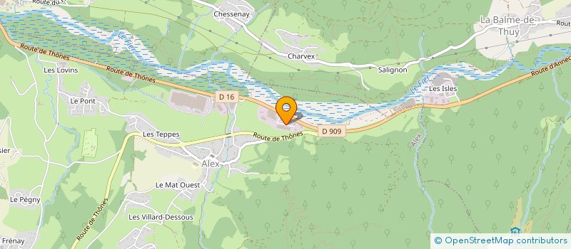 localisation de l'entreprise SCI CMS FRANCE  ALEX