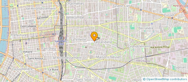 localisation de l'entreprise SCI CMSA  LYON