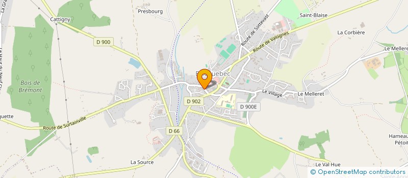localisation de l'entreprise SCI CMSF à BRICQUEBEC-EN-COTENTIN