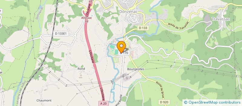 localisation de l'entreprise SCI CMSH  SAINTE FEREOLE