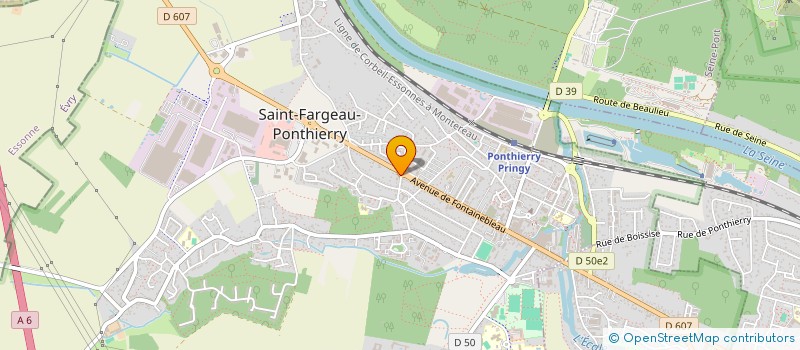 localisation de l'entreprise SCI CMT  SAINT-FARGEAU-PONTHIERRY