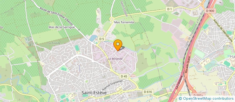 localisation de l'entreprise SCI CMT  SAINT-ESTEVE