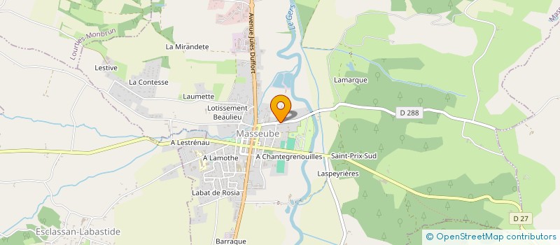 localisation de l'entreprise SCI CMT  MASSEUBE