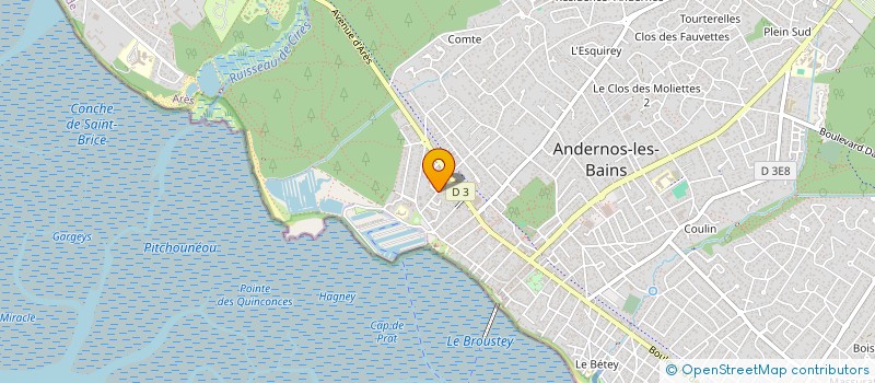 localisation de l'entreprise SCI CMT LOC  ANDERNOS-LES-BAINS