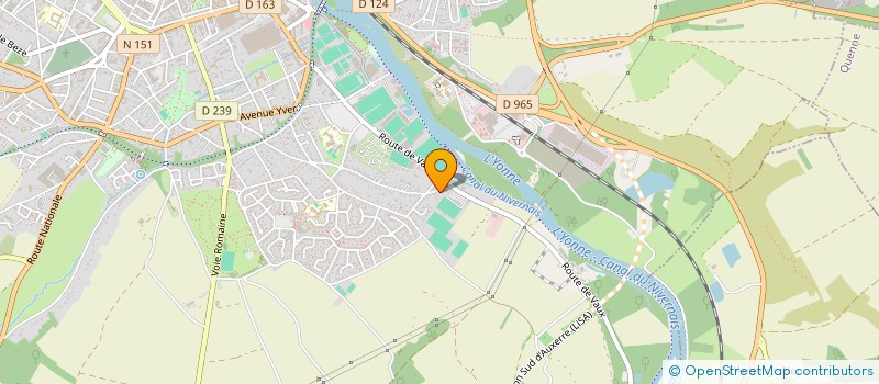 localisation de l'entreprise SCI - CMV à AUXERRE