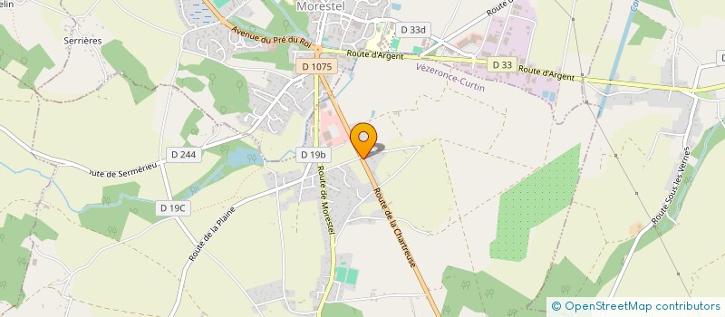 localisation de l'entreprise SCI CMV L EPINETTE  VEZERONCE-CURTIN