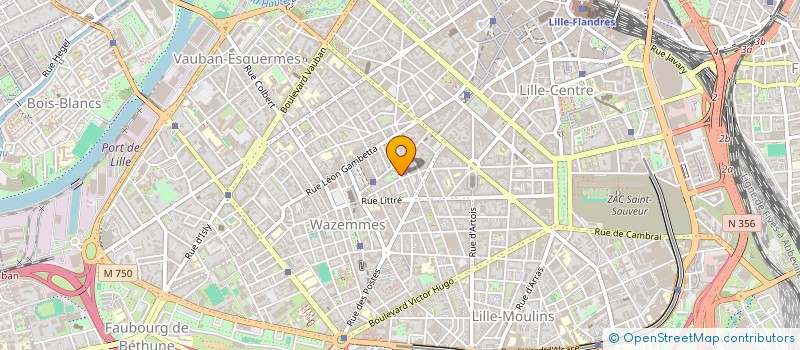 localisation de l'entreprise SCI CMV2 à LILLE