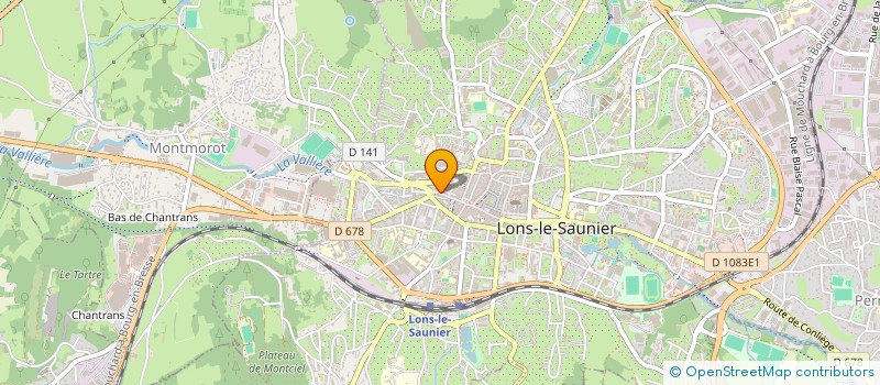 localisation de l'entreprise SCI CMV3B IMMO 36  LONS-LE-SAUNIER