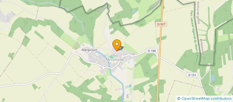 localisation de l'entreprise SCI CMVIE  ARRONVILLE