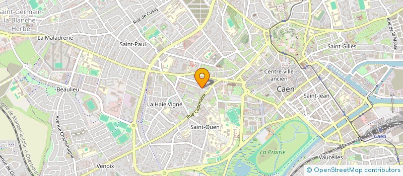 localisation de l'entreprise SCI CMW à CAEN
