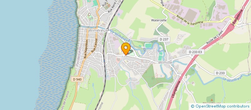 localisation de l'entreprise SCI CMW  WIMILLE