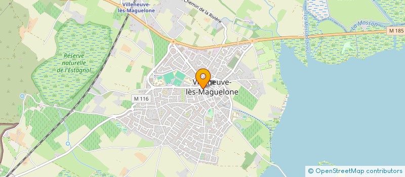 localisation de l'entreprise SCI CMWS  VILLENEUVE-LES-MAGUELONE