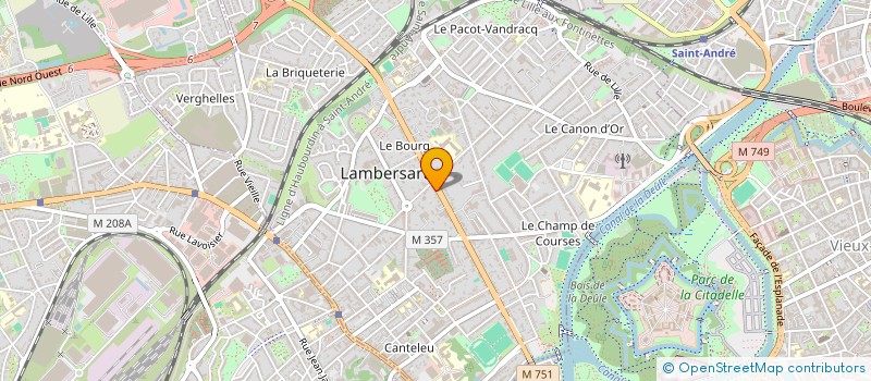 localisation de l'entreprise SCI CN INVEST à LAMBERSART