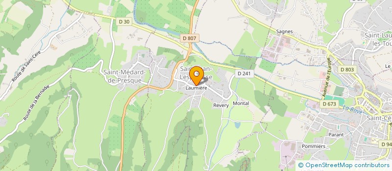 localisation de l'entreprise SCI CN2M  SAINT-JEAN-LESPINASSE