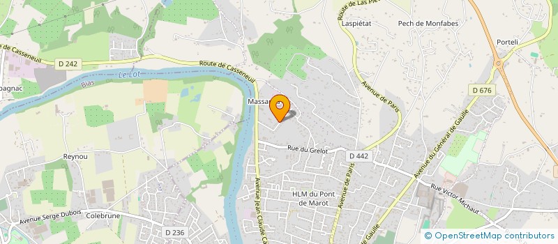 localisation de l'entreprise SCI CNA  PUJOLS