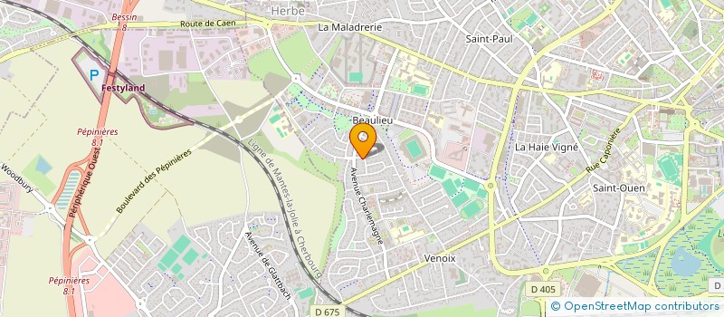 localisation de l'entreprise SCI CNAG à CAEN