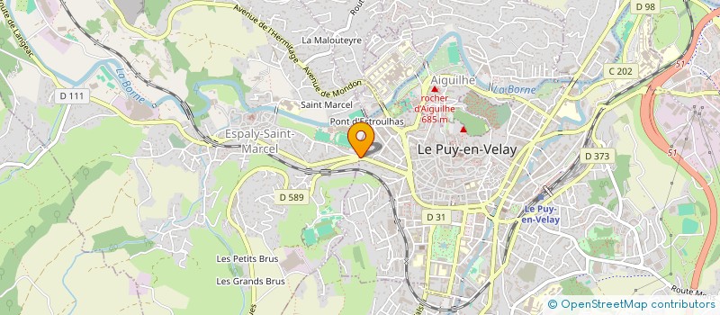 localisation de l'entreprise SCI CNAV  LE PUY-EN-VELAY