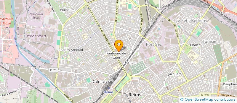 localisation de l'entreprise SCI CNC BEJIN  REIMS