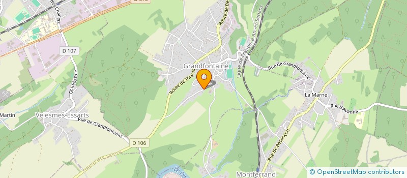 localisation de l'entreprise SCI CNCJ  GRANDFONTAINE