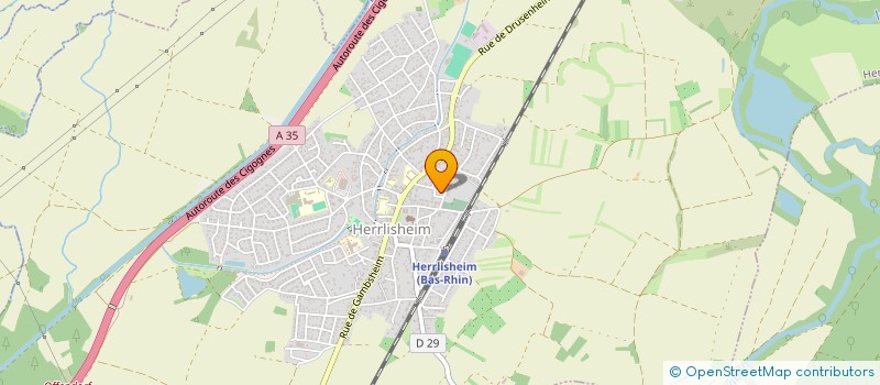 localisation de l'entreprise SCI CNCV  HERRLISHEIM