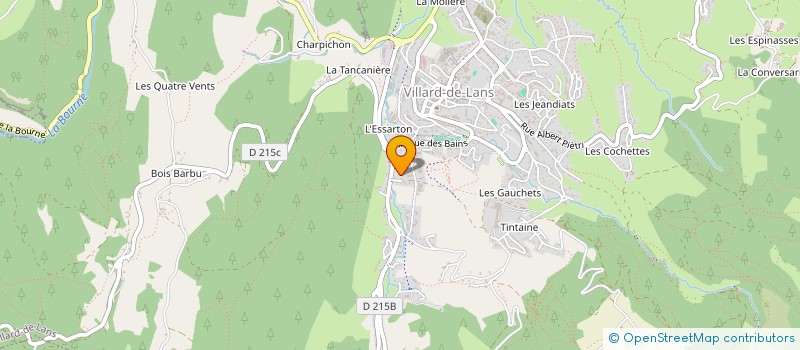 localisation de l'entreprise SCI CND INVEST  VILLARD-DE-LANS