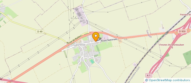 localisation de l'entreprise SCI CNG  GAVRELLE