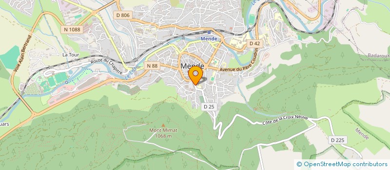 localisation de l'entreprise SCI CNG  BARJAC