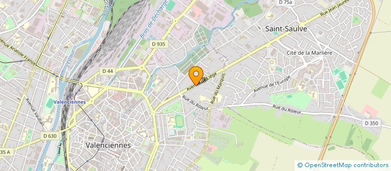 localisation de l'entreprise SCI CNG  VALENCIENNES