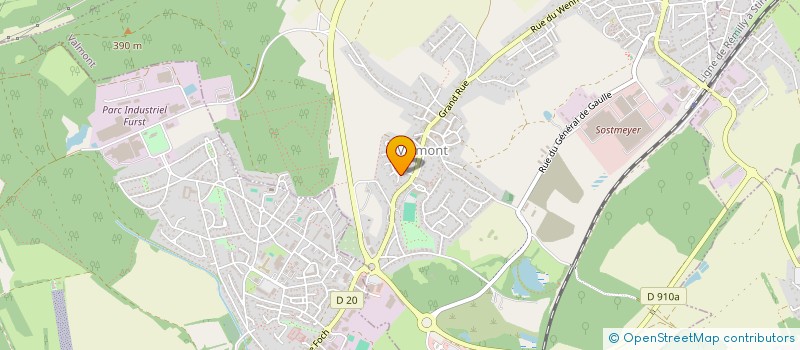 localisation de l'entreprise SCI CNJ  VALMONT