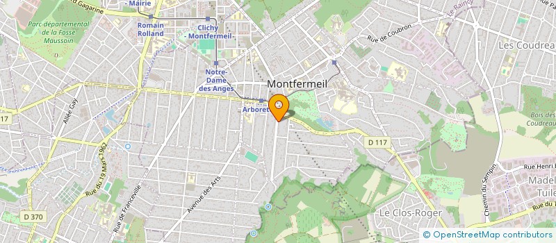 localisation de l'entreprise SCI CNN  MONTFERMEIL