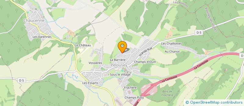 localisation de l'entreprise SCI CNN IMMO  PELOUSEY