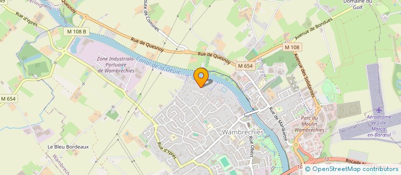 localisation de l'entreprise SCI CNOSSEN  WAMBRECHIES