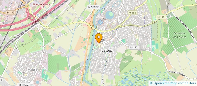 localisation de l'entreprise SCI CNP à LATTES