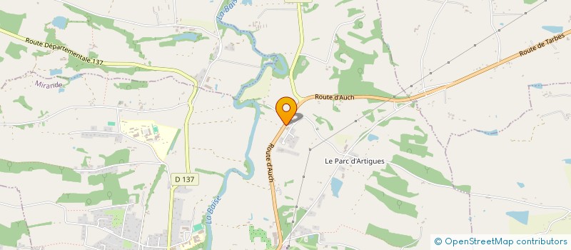 localisation de l'entreprise SCI CNPG  MIRANDE