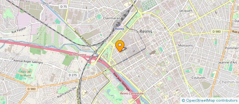 localisation de l'entreprise SCI CNRA VALERO  REIMS